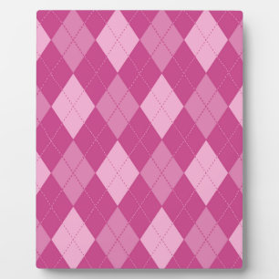 Pink Argyll Plaque