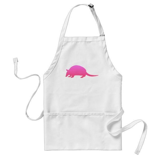 Pink Armadillo Standard Apron (Front)