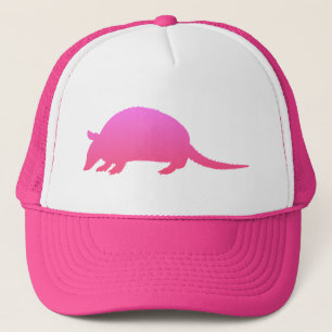 Pink Armadillo Trucker Hat