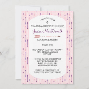 Pink Arrows - Bridal Shower Invitation