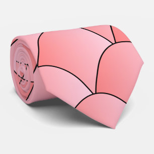 Pink Art Deco Design Tie