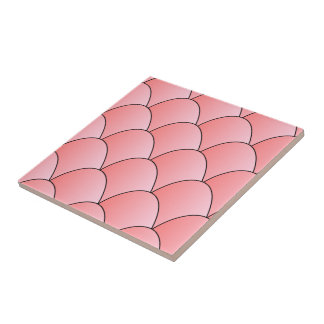 Pink Art Deco Design Tile