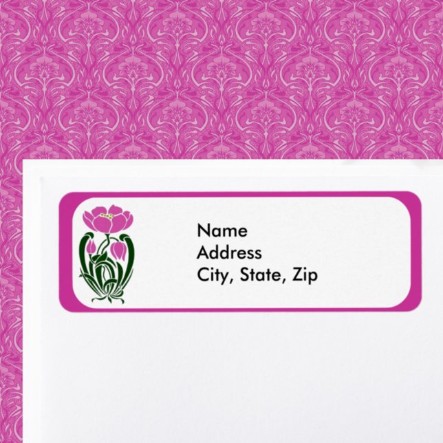 Pink Art Nouveau Flower (Creator Uploaded)