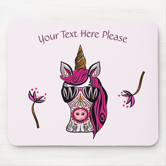 Pink As Couture Mouse Mat (Front)