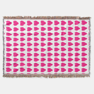 Pink Asian Moods Buddah Boys Throw Blanket
