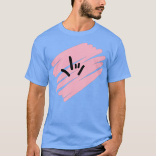 Pink asl ily hand sign T-Shirt