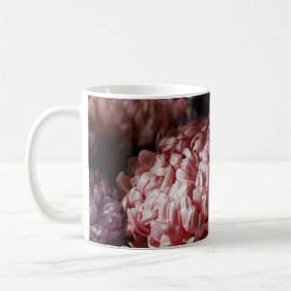 Pink Aster Bouquet: Baroque Lighting. Coffee Mug