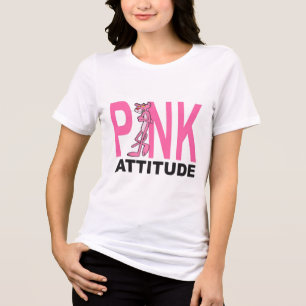 Pink Attitude Too Pink to Care Unbothered in Pink Tri-Blend Shirt