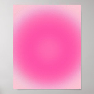 Pink Aura Gradient Poster