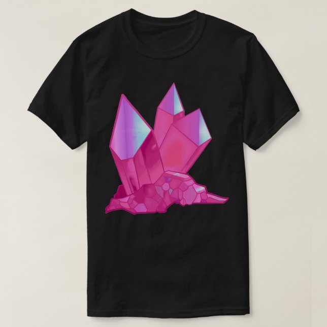 Pink Aura Quartz T-Shirt (Design Front)