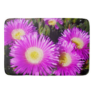 Pink Aussie Rambler Pigface Flower,  Bathmat