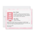 Pink Author Book Launch Invitation