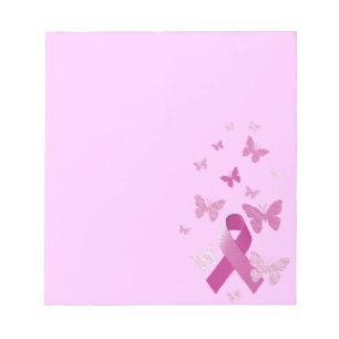 Pink Awareness Ribbon Notepad