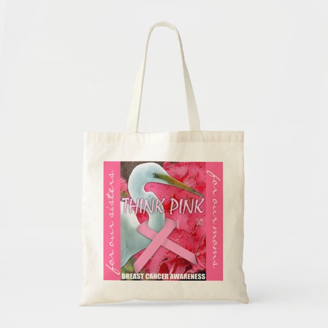 Pink Awareness Tote Bag (Front)