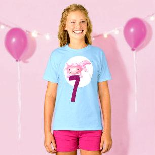 Pink Axolotl party T-Shirt