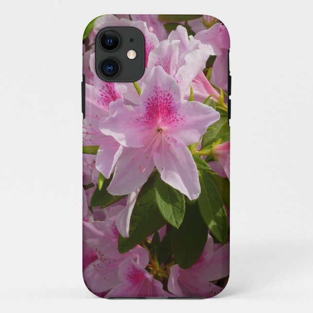 Pink Azalea Bush Spring Floral Case-Mate iPhone Case (Back)