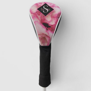Pink Azalea Floral Personalised Golf Head Cover