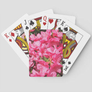 Pink Azalea Playing Cards