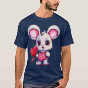Pink Baby Bunny with Balloon T-Shirt