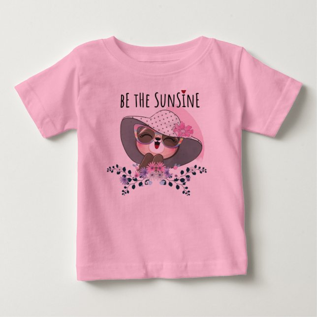 Pink baby design  T-Shirt (Front)