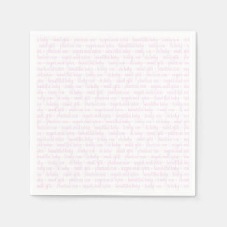 Pink Baby Girl Napkin
