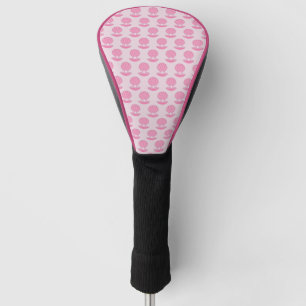 Pink Baby Girl Oyster shell and Pearl Patterned Golf Head Cover