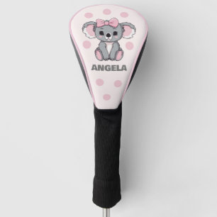 Pink Baby Koala Bear Golf Head Cover