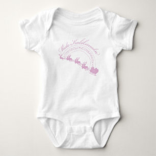 Pink Baby Mele Kalikimaka Bodysuit