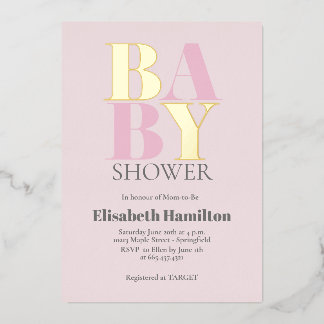 Pink Baby Shower