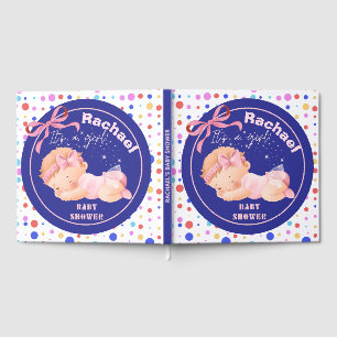 Pink Baby Shower, Baby Girl Shower Guest Book