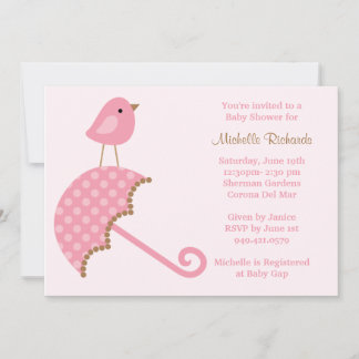 Pink Baby Shower Invitation