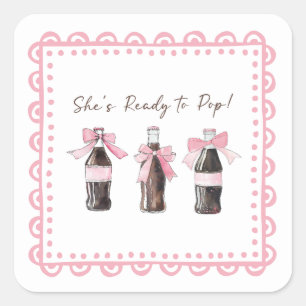 Pink Baby Soda Ready to POP Sticker
