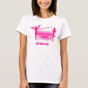 Pink bachelorette party personalised T-Shirt