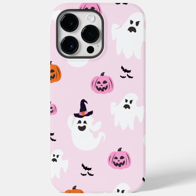 Pink Background Halloween Case-Mate iPhone Case (Back)