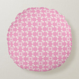 Pink background, modern seamless pattern. Vintage Round Cushion