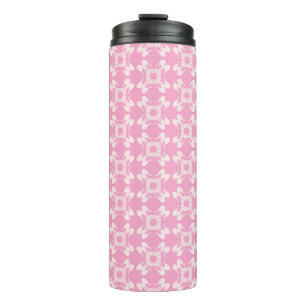 Pink background, modern seamless pattern. Vintage Thermal Tumbler