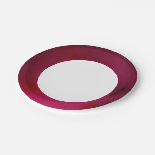 Pink Background Paper Plate