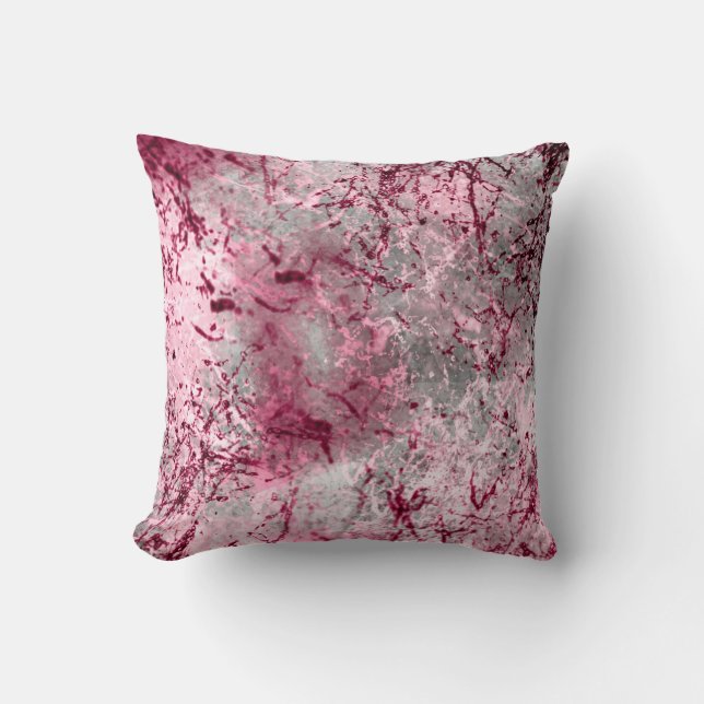 pink background species, deco, pattern, abstract,  cushion (Front)