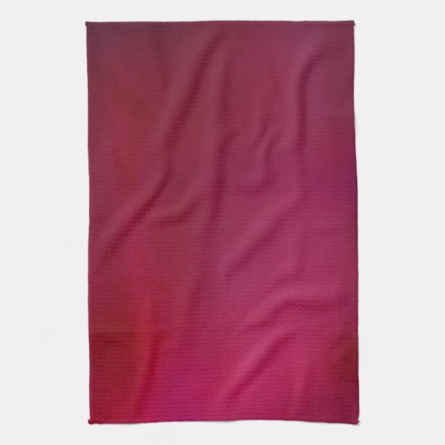 Pink Background Tea Towel (Vertical)