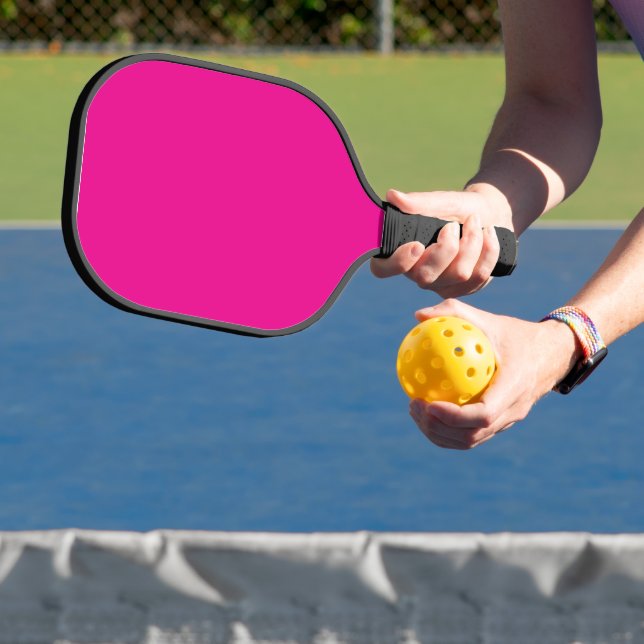 Pink Background with Black Border Design Ideas  Pickleball Paddle (Insitu)