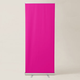 Pink Background with Black Border Design Ideas Retractable Banner
