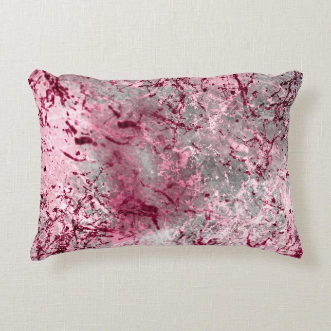 pink backgroundart, deco, pattern, abstract, aged, decorative cushion (Front)