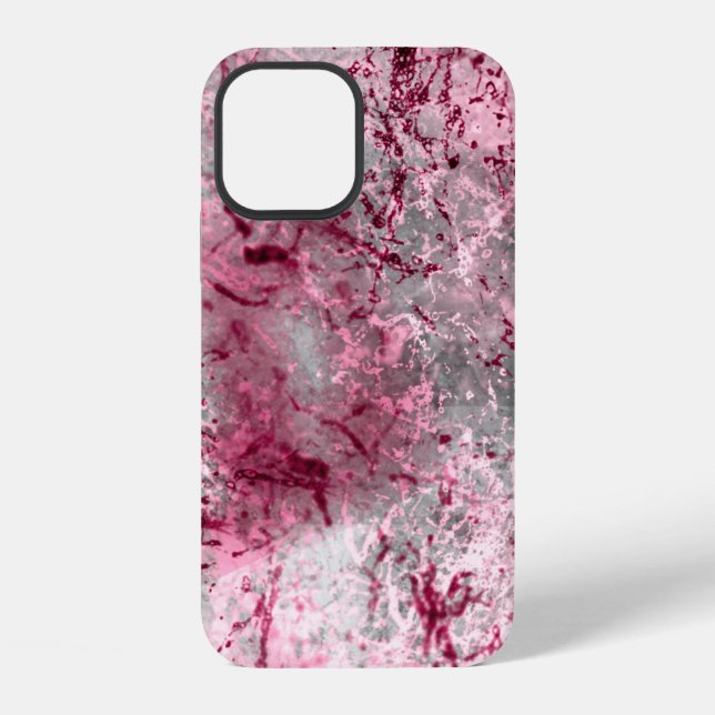 pink backgroundart, deco, pattern, abstract, aged, iPhone case (Back)
