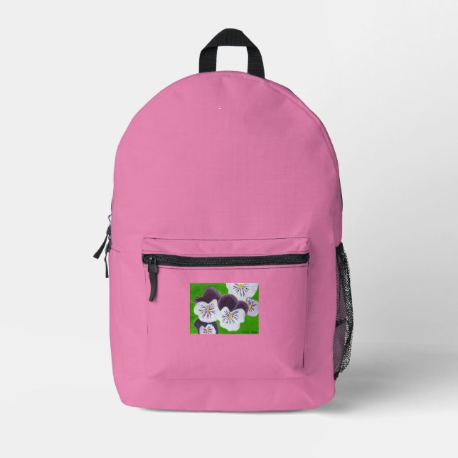 Pink backpack  (Front)