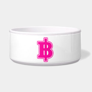 PINK BAHT SIGN ฿ Thai Money Currency ฿