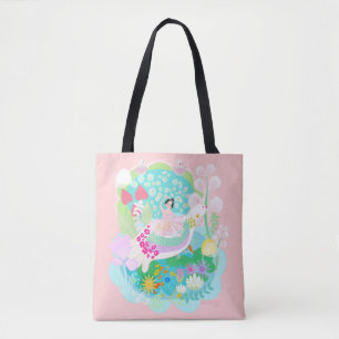 Pink Ballerina Custom All-Over-Print Tote Bag