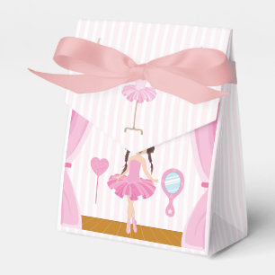 Pink Ballerina theme Birthday Party Guest Thanks Favour Box
