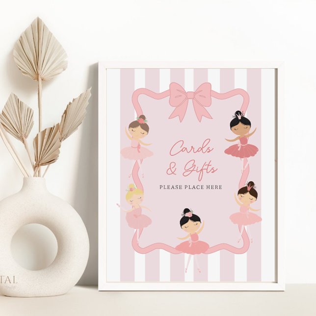 Pink Ballerina Tutu Cute Birthday Party sign (Creator Uploaded)