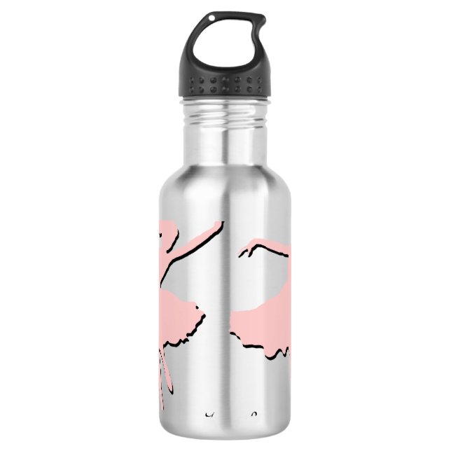 Pink Ballet 710 Ml Water Bottle (Front)