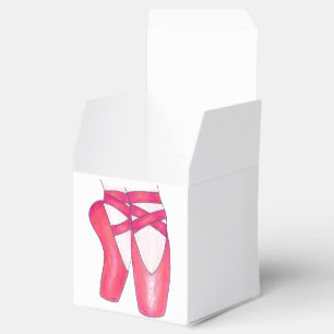 Pink Ballet Ballerina Pointe Shoes Dance Teacher Favour Box